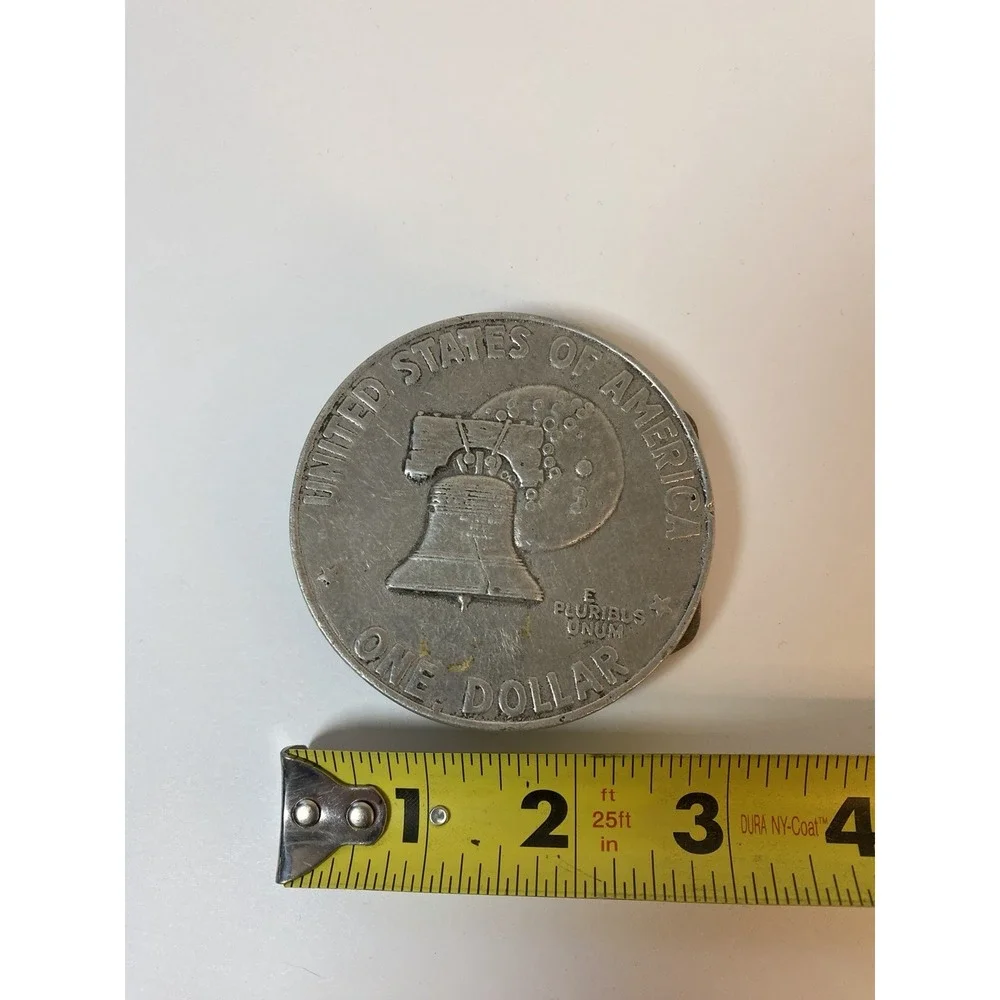 One‎ Dollar Coin Belt Buckle United States Of America Liberty Bell